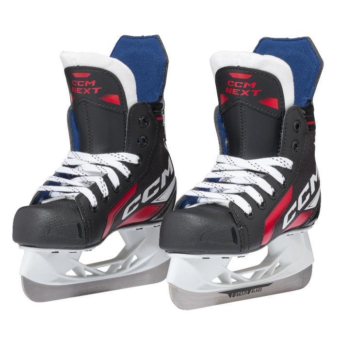 black and red skates