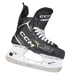 black skate with silver accents