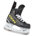 One black skate, with yellow CCM