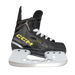 One black skate, with yellow CCM