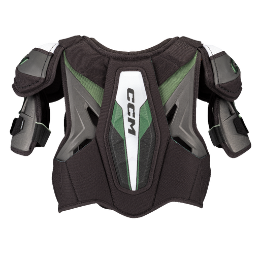 black and white shoulder pad