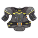 Grey shoulder pad with yellow details
