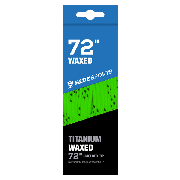 Blue Sports Laces Waxed