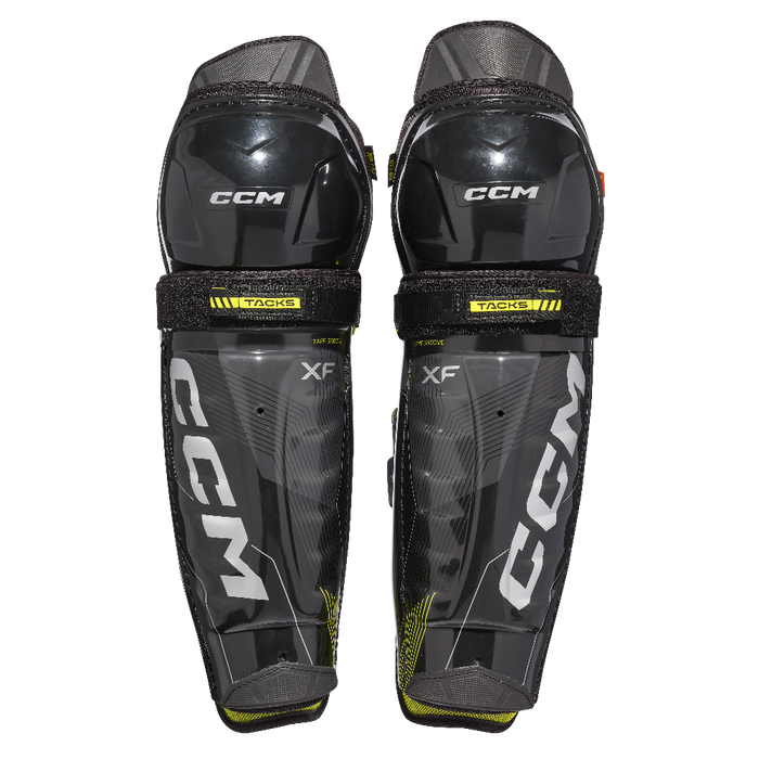 Black senior ccm shin guard