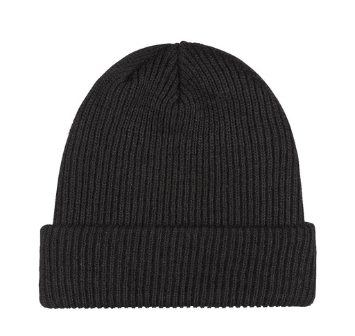black cuffed beanie