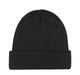 black cuffed beanie