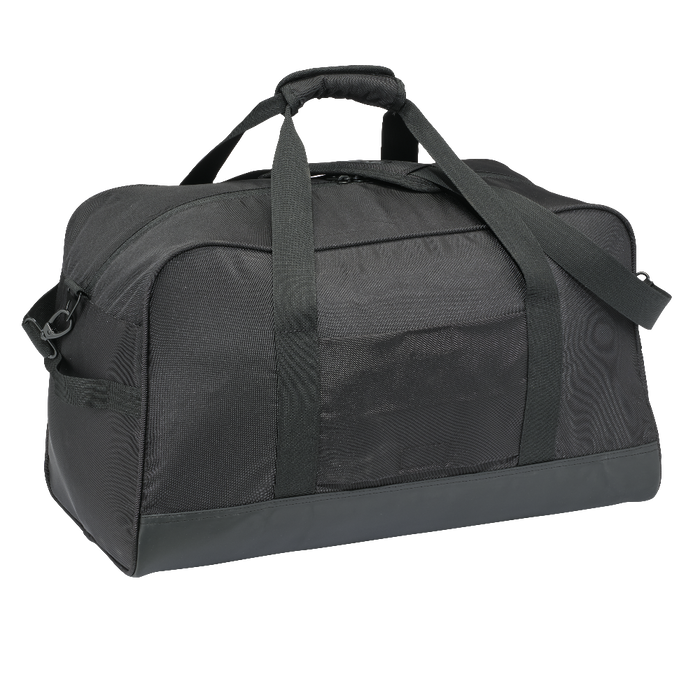 black travel duffle bag