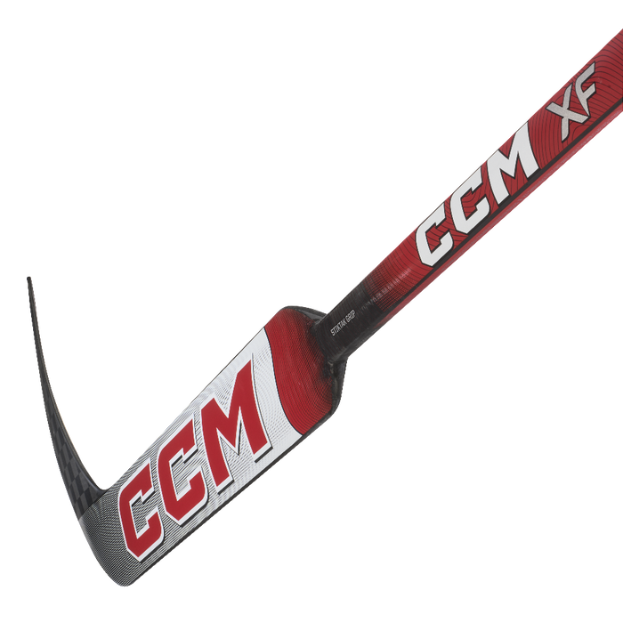 red and black goalie stick