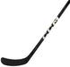 Black hockey stick with purple details
