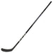 Black hockey stick with white writing