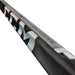 Black hockey stick with purple details