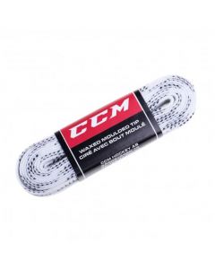 White waxed hockey laces