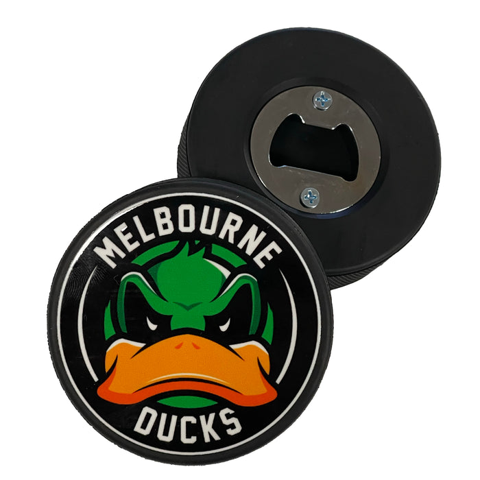 Melbourne Ducks Puck Bottle opener