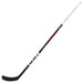 Black stick with red writing and white handle