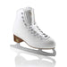 White risport figure skate with silver blade