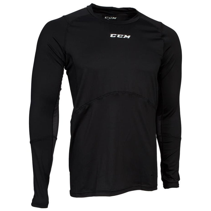 CCM Long Sleeve Compression Top with Grip - Senior