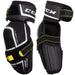 Black elbow pads with white detail