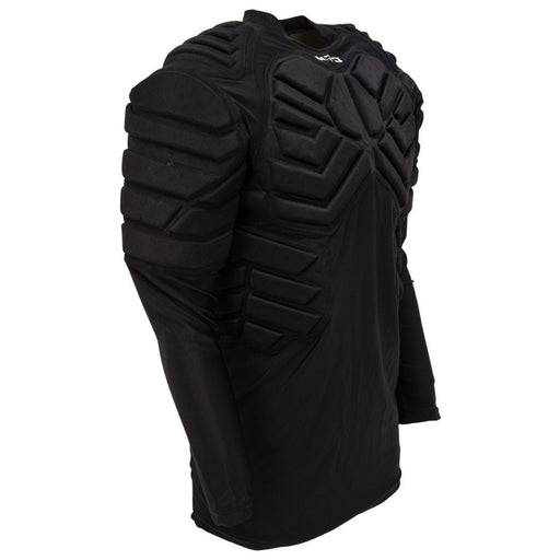 black padded goalie long sleeve