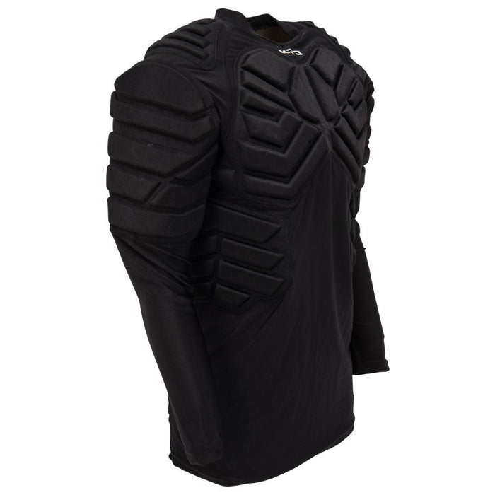 black padded goalie long sleeve