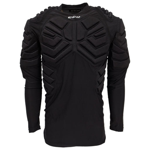 black padded goalie long sleeve