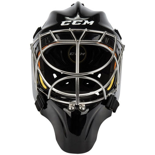 Black goalie helmet