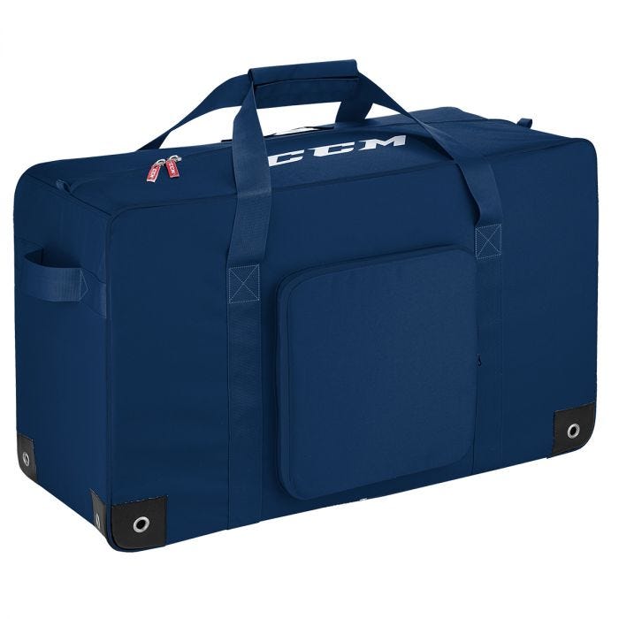Blue hockey gear bag