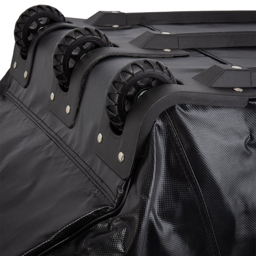 Black stick bag with wheels