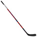 Black stick with red detail and blue highlights