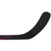 Black stick with red detail and blue highlights