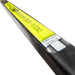 Grey hockey stick with holographic yellow and silver detail