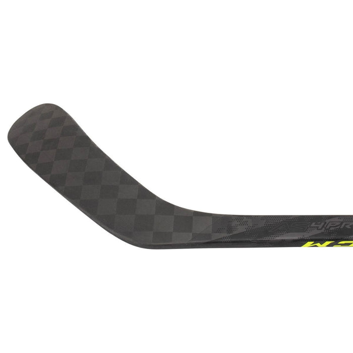 Black hockey stick blade