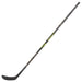 Grey hockey stick with holographic yellow and silver detail