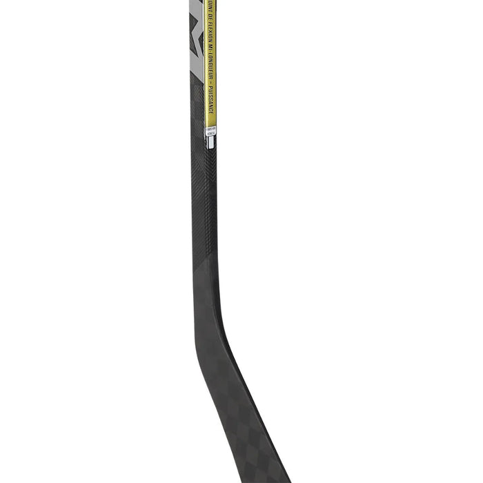 Black stick with yellow details