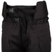 Black referee pants with black buckles