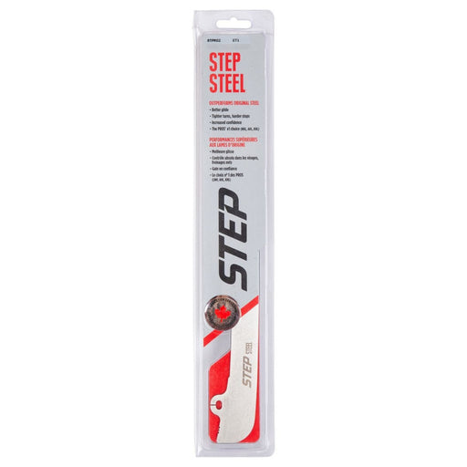 Silver step steel hockey blades packaging 