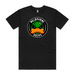 Black tshirt with ducks logo